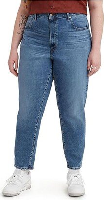 Levi's(r) Womens High-Waisted Mom Jeans (Medium Indigo Worn In) Women's Jeans