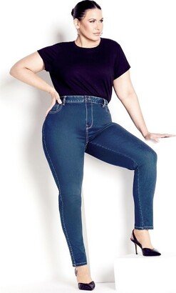 | Women's Plus Size Jean Butter Skinny - Mid Wash - 26W