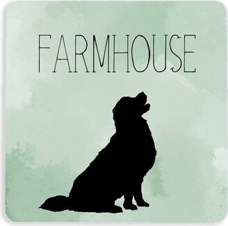 Dog Magnet - Farmhouse Refrigerator Fridge Cute Retriever Sage Green