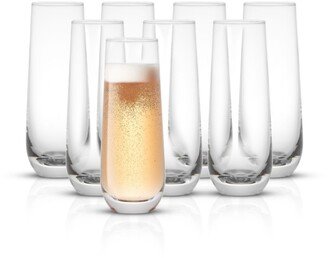 Milo Champagne Glasses, Set of 8