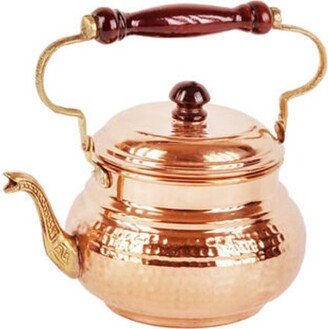 Handmade Copper Teapot, Italian Style Tea Pot, Kettle, Vintage Brass Kettle