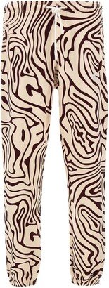 Swirl Printed Drawstring Track Pants