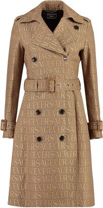 Cotton Blend Trench Coat-AB