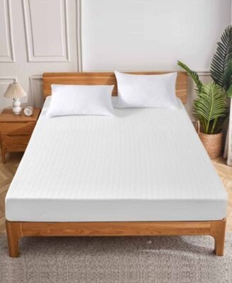 Cooling Water Resistant Mattress Protector Fitted Quilted Protect Cover 18 Deep Collection