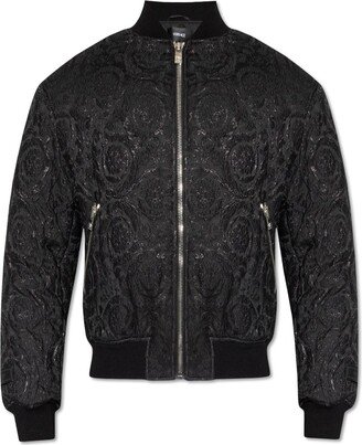 Baroque Cloquet Zipped Bomber Jacket