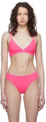 Pink Fits Everybody Triangle Bralette-AA