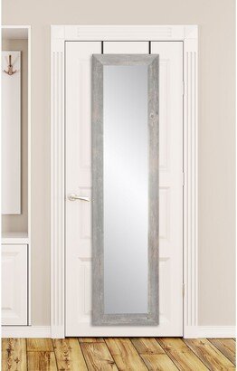 Brandtworks Barnwood Gray Over the Door Mirror