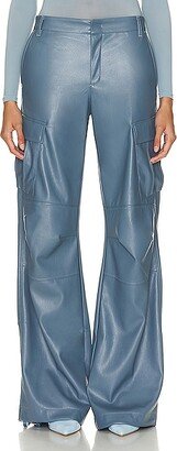 The Andamane Lizzo Cargo Pant in Blue