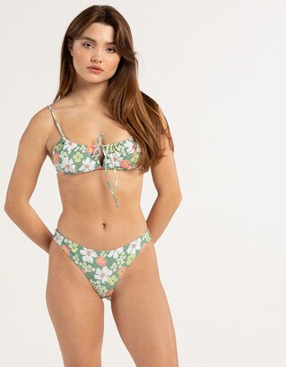 Floral Cheeky Bikini Bottoms