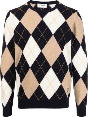 Argyle Heritage Golf knitted jumper-AA