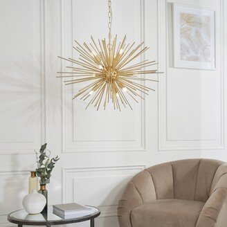 Vogue Lighting Vogue Sapelo 9 Light Sputnik Chandelier Yellow