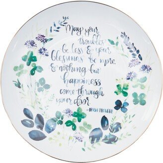 Irish Proverb St. Patrick's Day Ceramic Plate