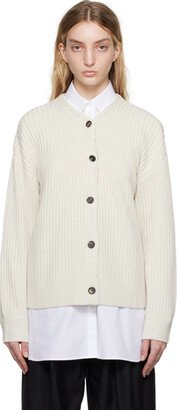 Mark Kenly Domino Tan Studio Beige Kathena Cardigan