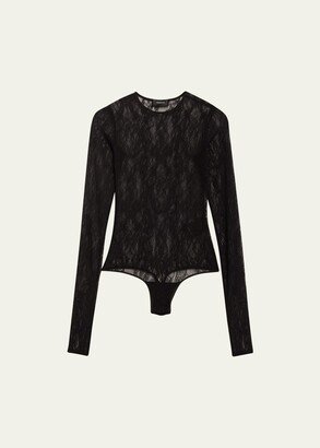 Lace Long-Sleeve Bodysuit