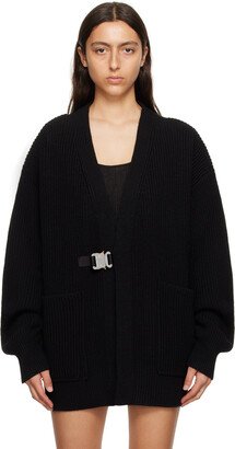 Black Buckle Cardigan-AA