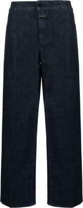 Jurdy mid-rise wide-leg jeans