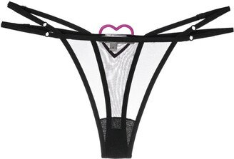 Adjustable underwear with heart detail