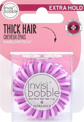 Extra Hold Hair Elastics - The Secret Purple - 3ct