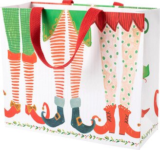 Tote Medium Horizontal Elf Stockings Multi