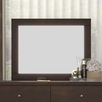 Tiramisubest 35.5L Modern & Contemporary Dresser Mirror Rich Brown