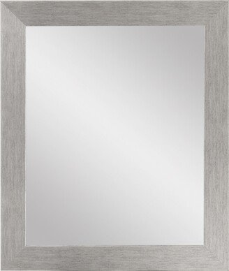 BrandtWorks Multi Size Stainless Grain Vanity Mirror