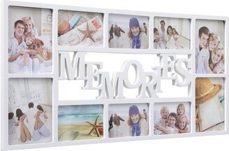 Arpan Multi Aperture Photo Frame 10 Pictures Polystyrene Sheet Holds 6 X 6''