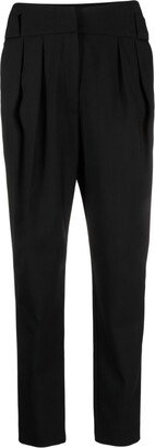 High-Waist Pleated Trousers-AE