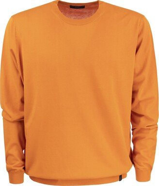 Cotton Crew-neck Jumper