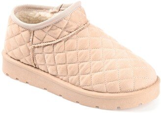 Tazara Quilted Faux Shearling Lined Slipper Boot