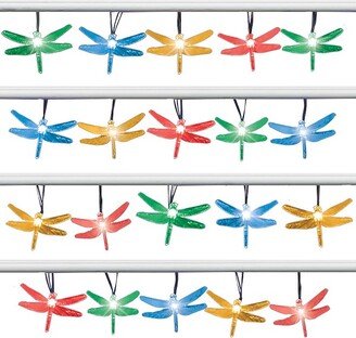 Collections Etc. Collections Etc Decorative Solar Dragonflies Outdoor String Lights