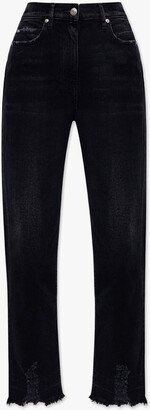 Redon High-Waist Straight-Cut Jeans