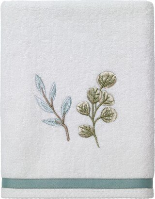 Ombre Leaves Botanical Cotton Hand Towel, 16