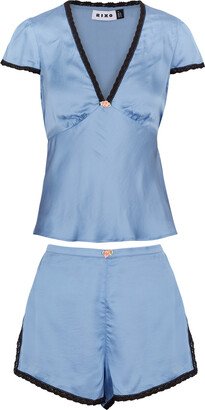 Maddy Lace-trimmed Satin Pyajama set