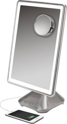 10 x 13 Reflect PRO Portable Lighted LED Vanity Makeup Mirror with Bluetooth Audio