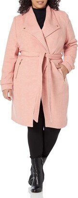 City Chic Women's Apparel City Chic Plus Size Coat Isabella In Blush