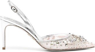 70mm Crystal-Embellished Slingback Sandals