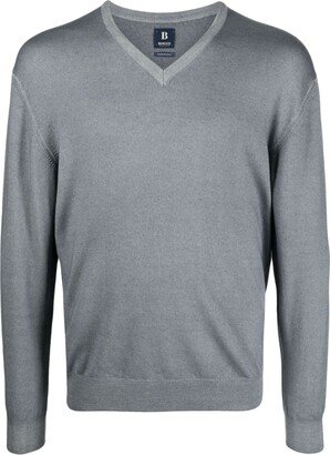 Boggi Milano V-neck virgin wool jumper-AA