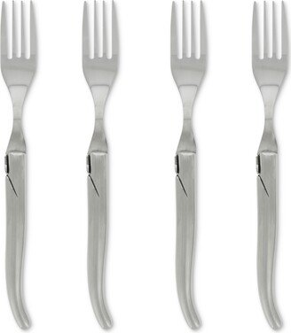 Laguiole Connoisseur Stainless Steel Steak Forks, Set of 4