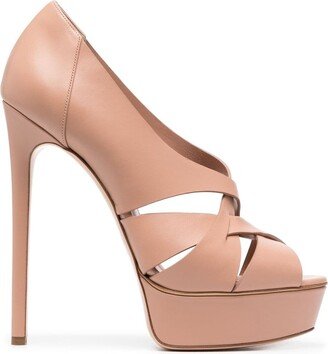 160mm Peep-Toe Platform Sandals