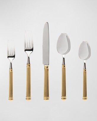 Colonnade Gold 45-Piece Flatware Set