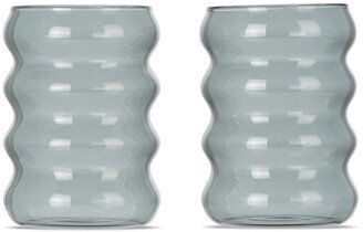 Sophie Lou Jacobsen Grey Ripple Cup Set, 6 oz