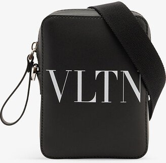 Nero Bianco Vltn Logo-print Small Leather Cross-body bag