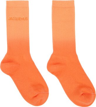 Orange 'Les Chaussettes Moisson' Socks