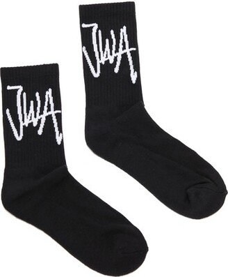 Hand Written JWA Logo Short Ankle Socks