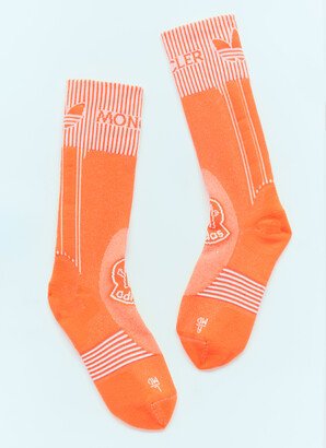 Moncler x adidas Originals Logo Jacquard Socks - Socks Orange S