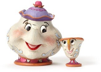 Jim Shore Enesco Mrs. Potts and Chip Figurine