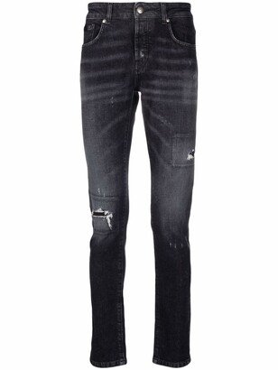 Mid-Rise Skinny Jeans-CC