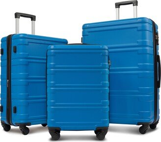 EDWINRAY Luggage Set of 3 Expandable Lightweight Hard Shell Suitcase 20