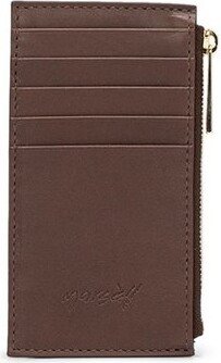 Logo Embossed Zipped Wallet-AD