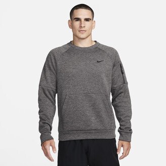 Men's Therma-FIT Fitness Crew in Grey-AA